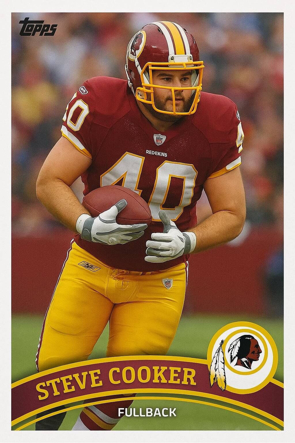 AI Topps card: Washington Redskins
