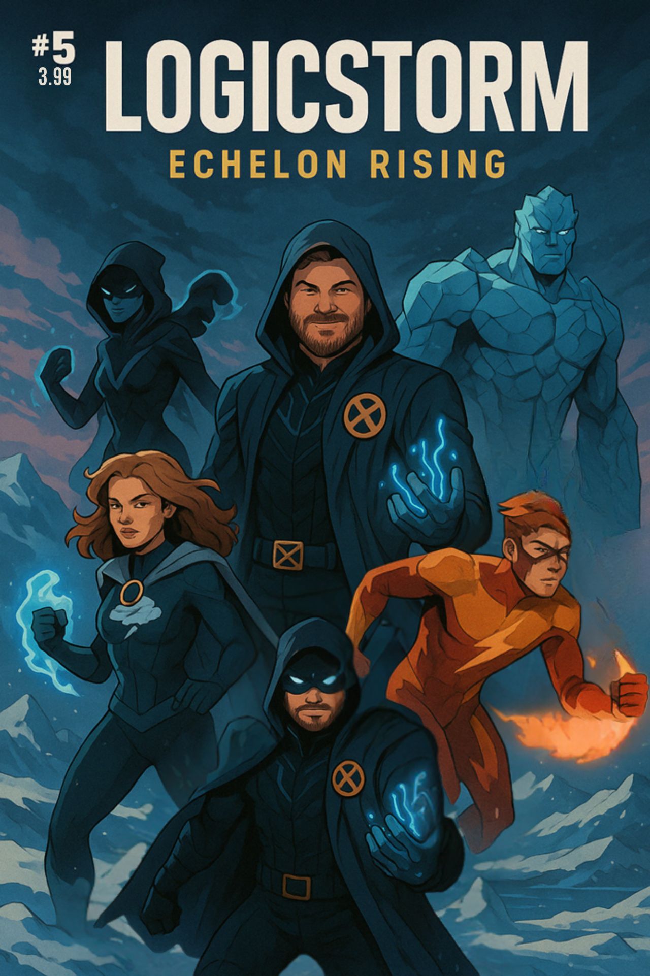 Logic Storm comic cover #5 Echelon Rising