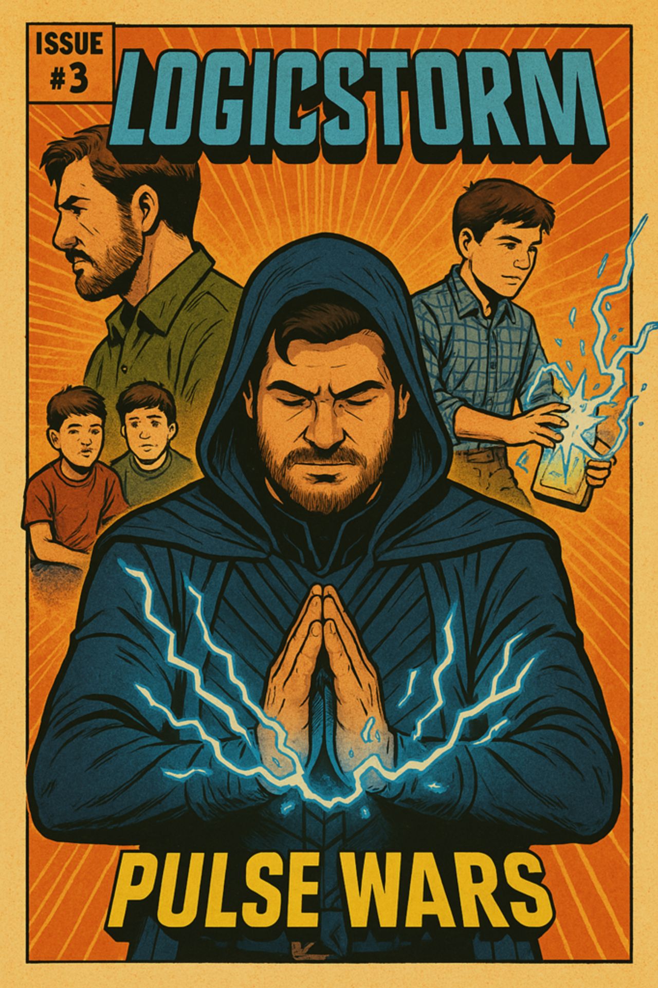 Logic Storm comic cover #3 Pulse Wars