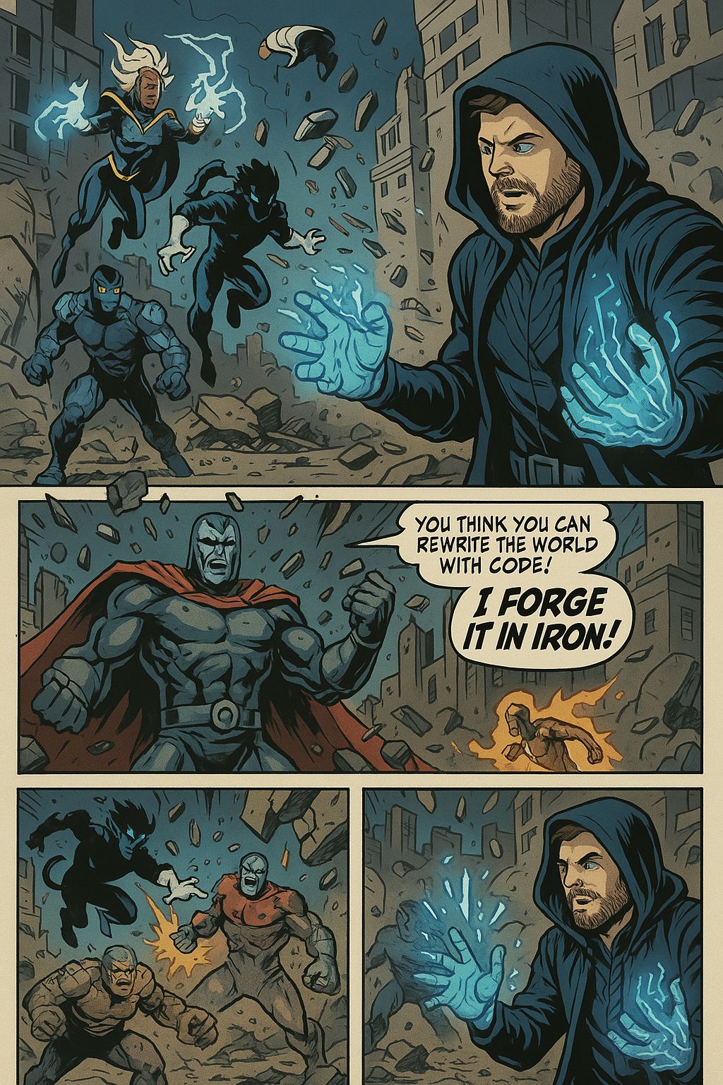 "I forge it in iron!"