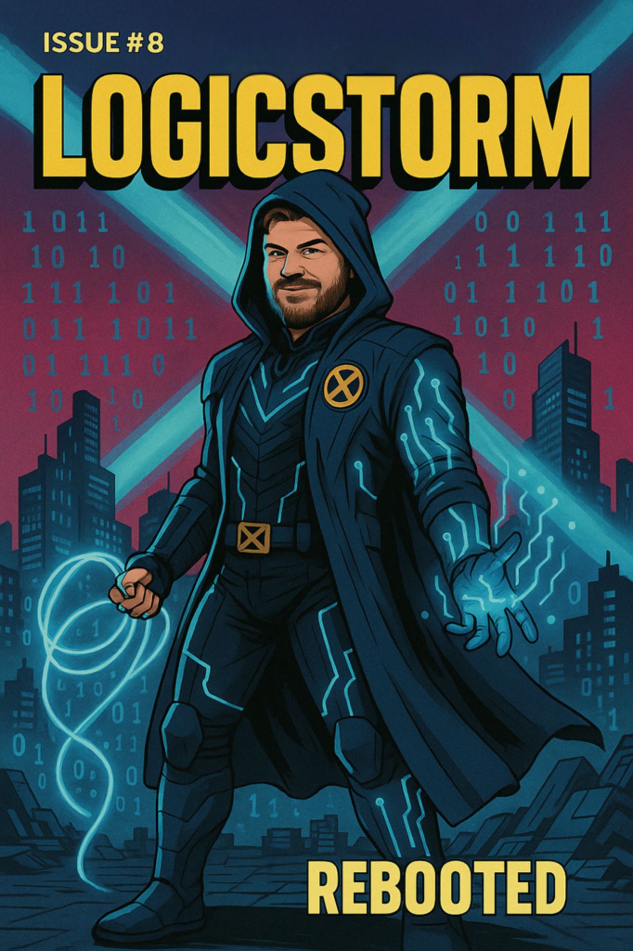 Logic Storm comic cover #8 Rebooted